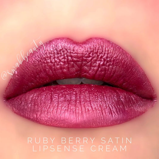 RUBY BERRY SATIN LIPSENSE CREAM (FORMERLY HYDRAMATTE)  - LipSense