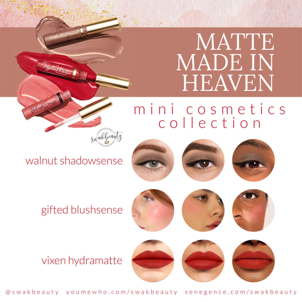 MATTE MADE IN HEAVEN MINI COLLECTION SET of 3 (2023) - LipSense/ShadowSense/BlushSense