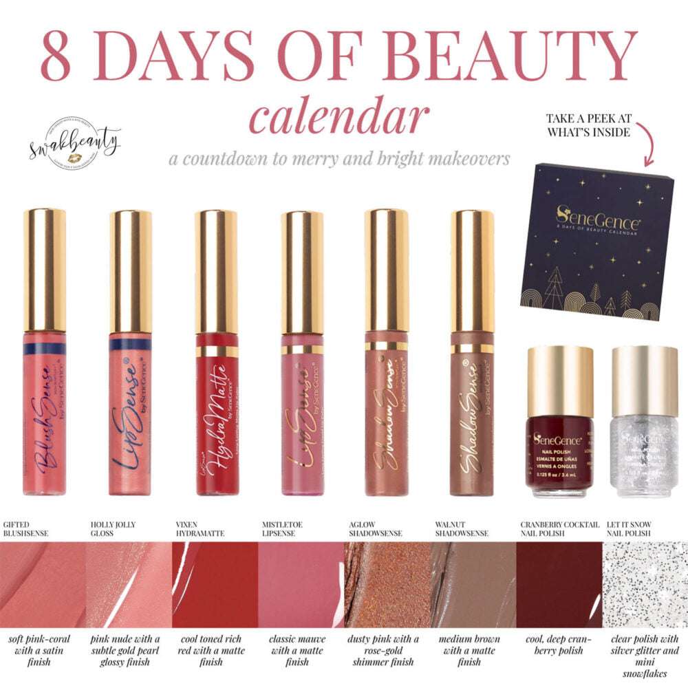 8 DAYS OF BEAUTY CALENDAR (2024/2025) - LipSense/ShadowSense/BlushSense