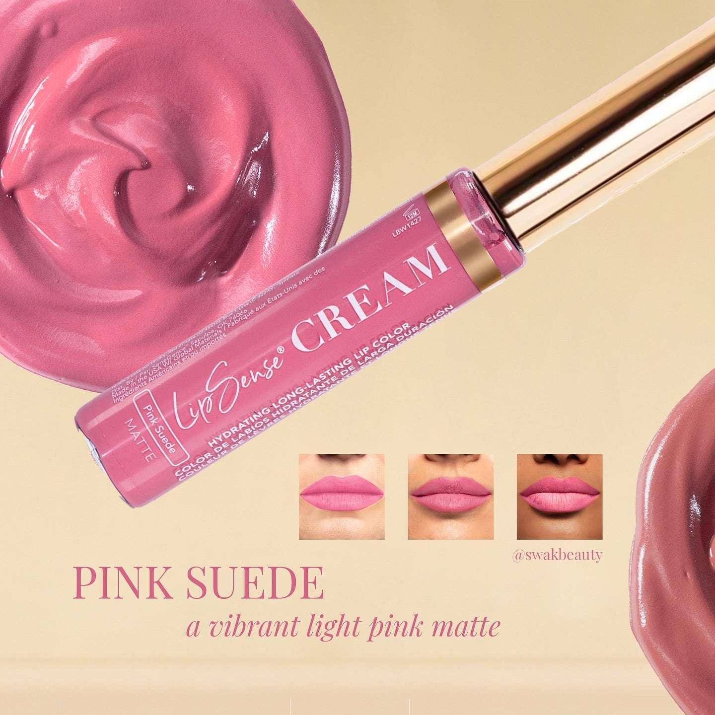 PINK SUEDE LIPSENSE CREAM (FORMERLY HYDRAMATTE)  - LipSense